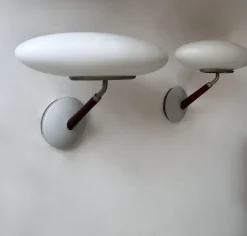 Clearance Pamono Opaline Sconce by Matteo Thun for Arteluce, Italy, 1990s