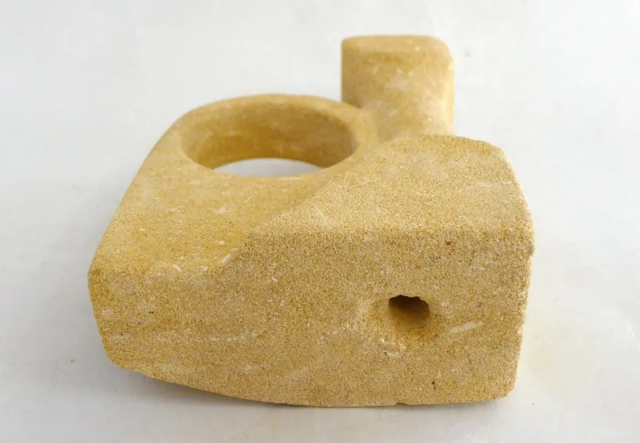 Sale Pamono Openwork Stone Sculpture or Lamp Base, 1970s