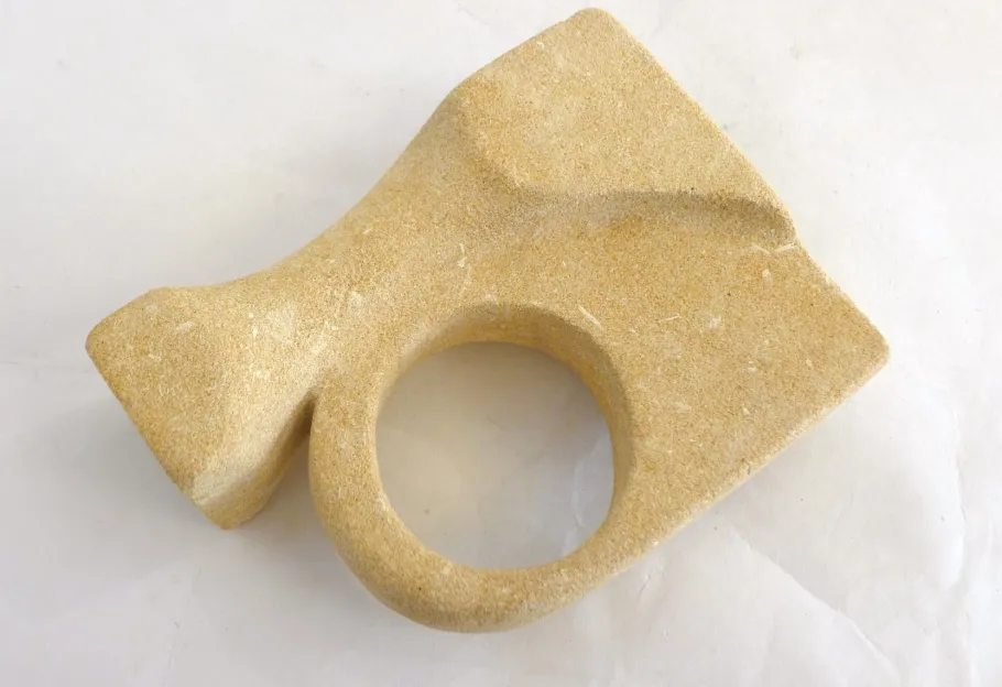 Sale Pamono Openwork Stone Sculpture or Lamp Base, 1970s