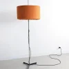 Discount Pamono Orange & Chrome Floor Lamp from Staff, 1960s