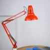 Discount Pamono Orange Adjustable Achitect Table Lamp by Luxo, 1970s