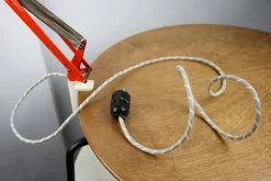 Discount Pamono Orange Adjustable Achitect Table Lamp by Luxo, 1970s