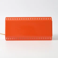 Clearance Pamono Orange Adjustable Wall Lamp from Hamalux, 1970s