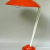 Hot Pamono Orange and Light Beige Outdoor Mushroom Lamp from Bega, 1950s