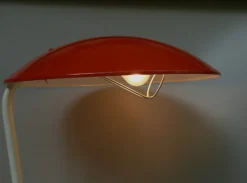 Hot Pamono Orange and Light Beige Outdoor Mushroom Lamp from Bega, 1950s