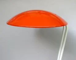 Hot Pamono Orange and Light Beige Outdoor Mushroom Lamp from Bega, 1950s