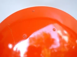 Hot Pamono Orange and Light Beige Outdoor Mushroom Lamp from Bega, 1950s