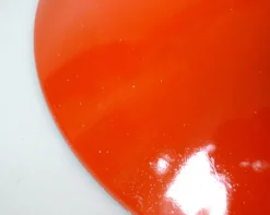 Hot Pamono Orange and Light Beige Outdoor Mushroom Lamp from Bega, 1950s