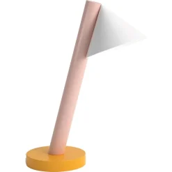 Best Pamono Orange and Pink Tube with Globes and Cones Desk Light by Atelier Areti