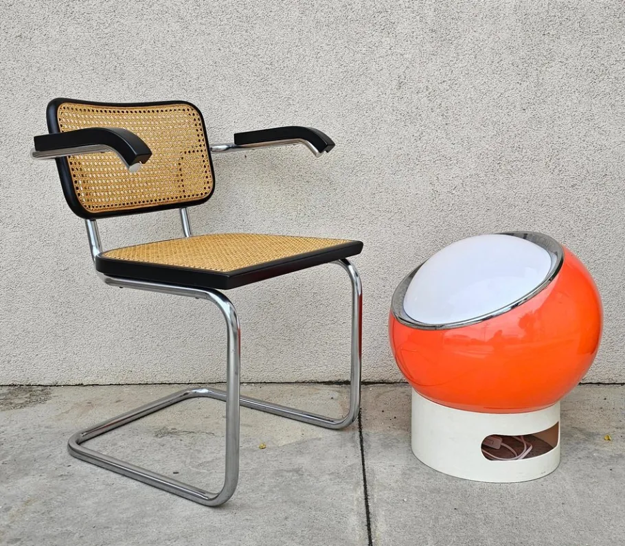 Clearance Pamono Orange Clan Floor Lamp attributed to Studio 6g for Guzzini and Meblo, Former Yugoslavia, 1960s