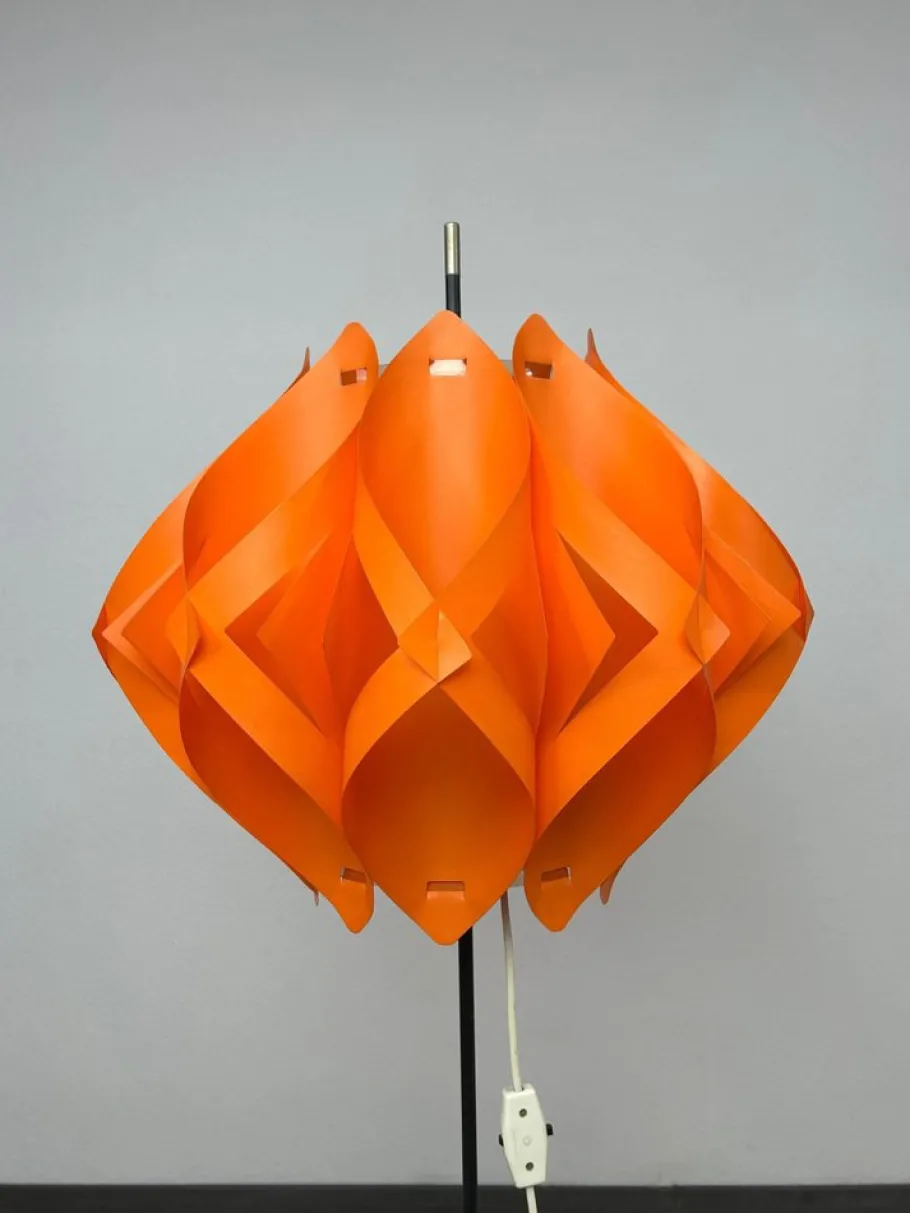 Hot Pamono Orange Floor Lamp by Milanda Havlova, 1970s