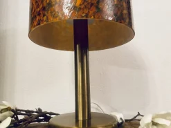 Discount Pamono Orange Multicolored Mushroom Lamp by Peill and Putzler, 1970s