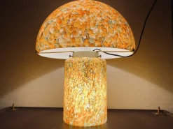 Sale Pamono Orange Mushroom Lamp by Peill and Putzler, 1970s