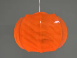 Hot Pamono Orange Pendant Lamp from Ilka Plast, Germany, 1970s