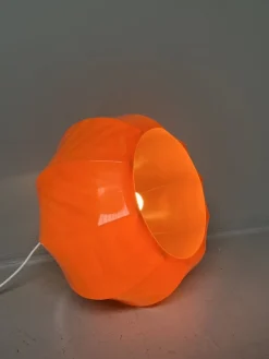 Hot Pamono Orange Pendant Lamp from Ilka Plast, Germany, 1970s