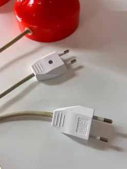 Clearance Pamono Orange Table Lamp by Michael Bang for Holmegaard