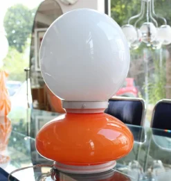 Sale Pamono Orange Table Lamp, 1960s