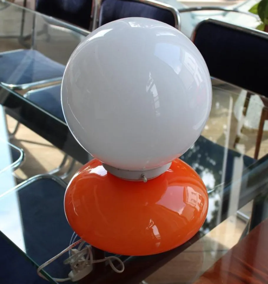 Sale Pamono Orange Table Lamp, 1960s