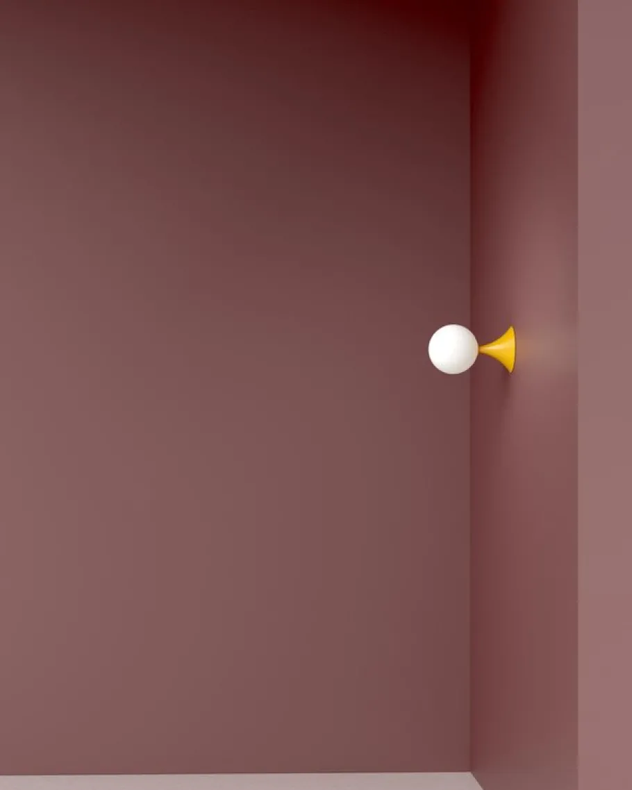 New Pamono Orange Yellow Asymptote Wall Light by Atelier Areti