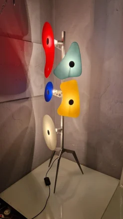 Discount Pamono Orbital Floor Lamp in Colored Glass by Ferruccio Laviani for Forscarini, 1980s