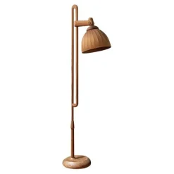 New Pamono Original Scandinavian Bent Pine Adjustable Floor Light by Hans-Agne Jakobsson, 1960s