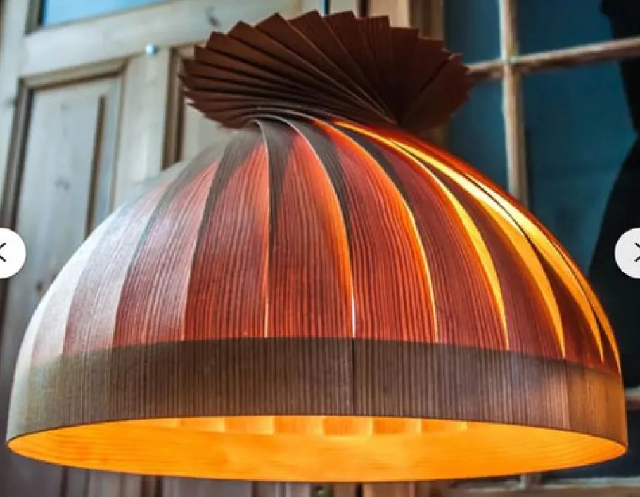 New Pamono Original Scandinavian Bent Pine Adjustable Floor Light by Hans-Agne Jakobsson, 1960s