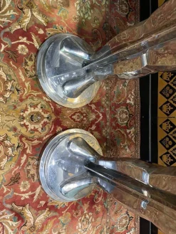 Best Pamono Oscar Statues in Chromed Metal, Set of 2