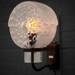 Outlet Pamono Outdoor Facade Lamp in Copper and Glass from Westal, Sweden, 1960s