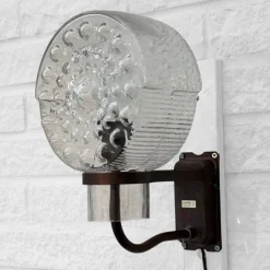 Outlet Pamono Outdoor Facade Lamp in Copper and Glass from Westal, Sweden, 1960s