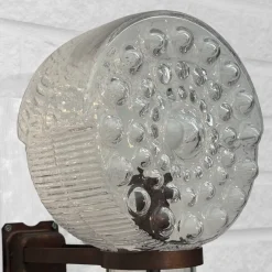 Outlet Pamono Outdoor Facade Lamp in Copper and Glass from Westal, Sweden, 1960s