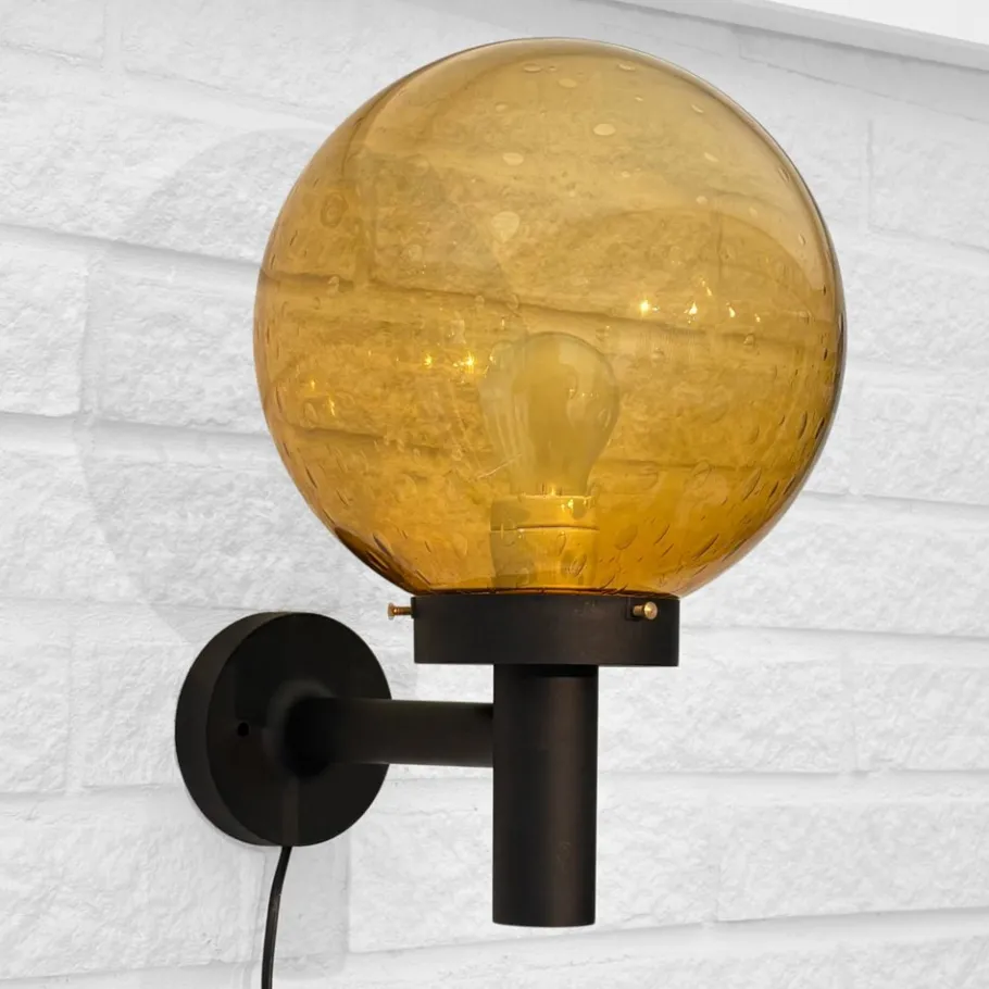 Hot Pamono Outdoor Facade Lamp in Fiberglass and Glass, Sweden, 1970s