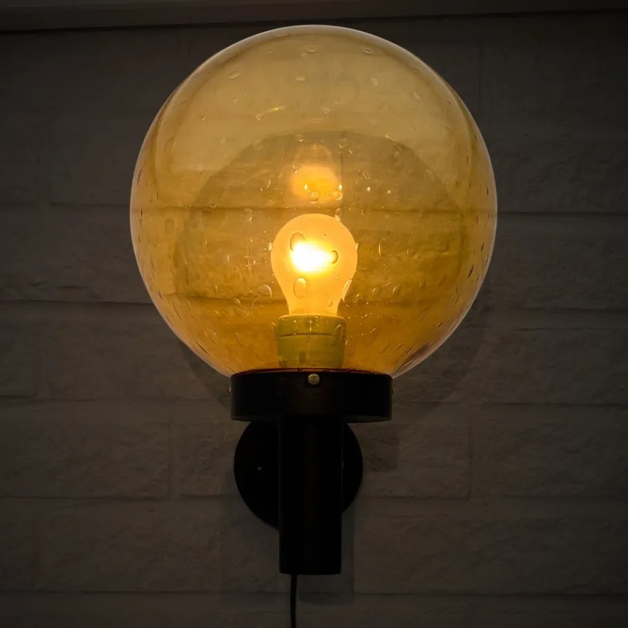 Hot Pamono Outdoor Facade Lamp in Fiberglass and Glass, Sweden, 1970s