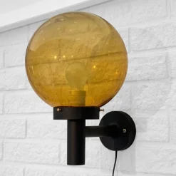 Hot Pamono Outdoor Facade Lamp in Fiberglass and Glass, Sweden, 1970s