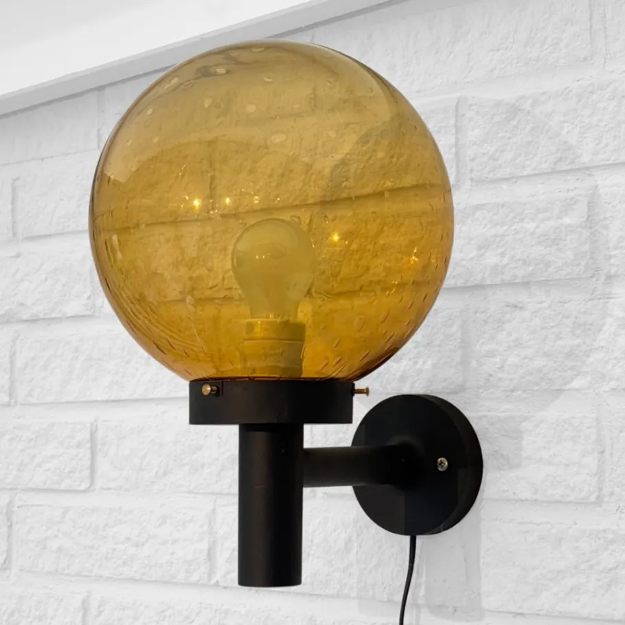 Hot Pamono Outdoor Facade Lamp in Fiberglass and Glass, Sweden, 1970s