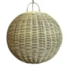 Pamono Outdoor Faux Rattan Globe Lantern, 2010s