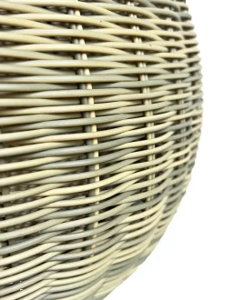 Pamono Outdoor Faux Rattan Globe Lantern, 2010s