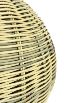 Best Pamono Outdoor Faux Rattan Globe Lantern, 2010s