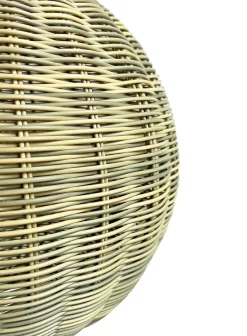 Outlet Pamono Outdoor Faux Rattan Globe Lantern, 2010s