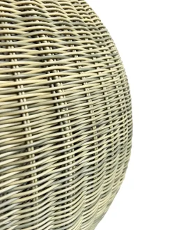 Online Pamono Outdoor Faux Rattan Globe Lantern, 2010s