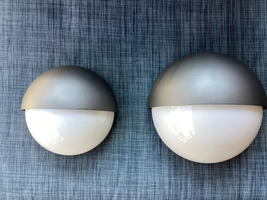 Online Pamono Outdoor Garden Wall Lights from Bega, Germany, 1980s, Set of 2