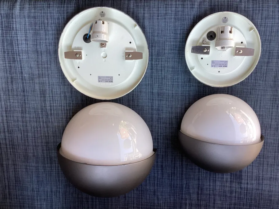 Online Pamono Outdoor Garden Wall Lights from Bega, Germany, 1980s, Set of 2
