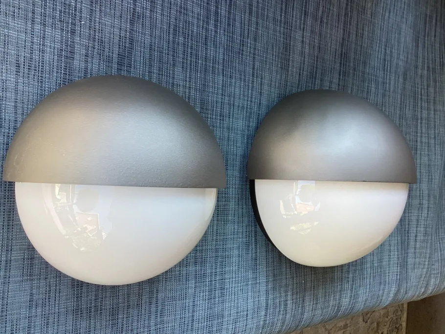 Online Pamono Outdoor Garden Wall Lights from Bega, Germany, 1980s, Set of 2