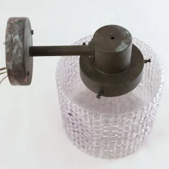 New Pamono Outdoor Lamp in Copper and Glass, 1960s