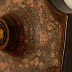 Clearance Pamono Oval Fat Lava Style Ceramic Wall Lights, 1970s, Set of 2