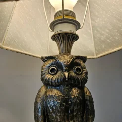 New Pamono Owl Table Lamps attributed to Loevsky & Loevsky, 1965, Set of 2