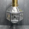 Hot Pamono P216 Ceiling Lamp in Glass and Brass from Glashütte Limburg, 1960s