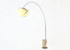 Sale Pamono Pac-Man Arco Floor Lamp attributed to Superstudio for Poltronova, 1970s