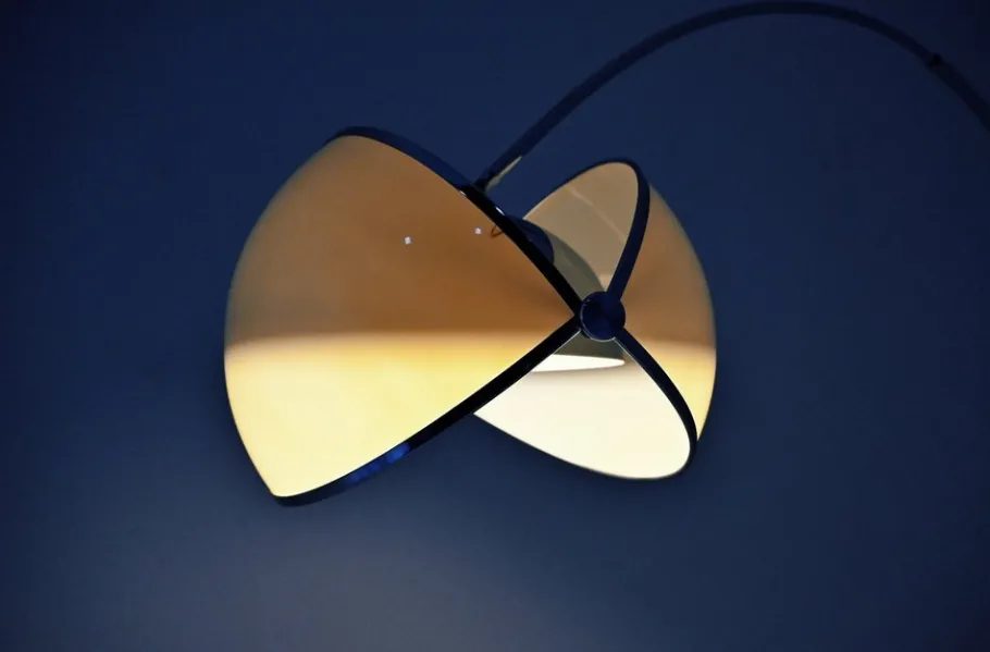 Sale Pamono Pac-Man Arco Floor Lamp attributed to Superstudio for Poltronova, 1970s