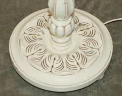 Discount Pamono Painted Floor Lamp with Vintage Floral Shade