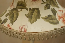 Discount Pamono Painted Floor Lamp with Vintage Floral Shade